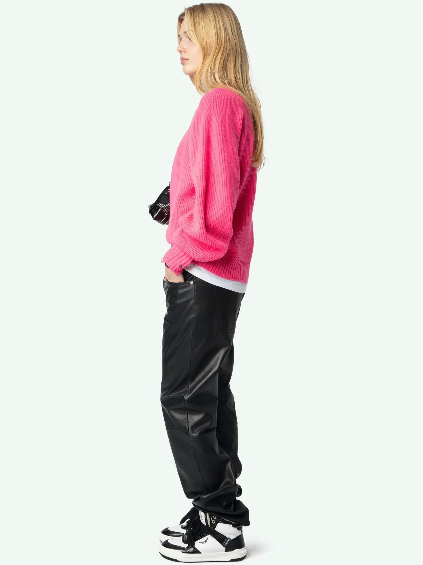 Cheap Zadig & Voltaire Moris SweaterNEW Fluopink