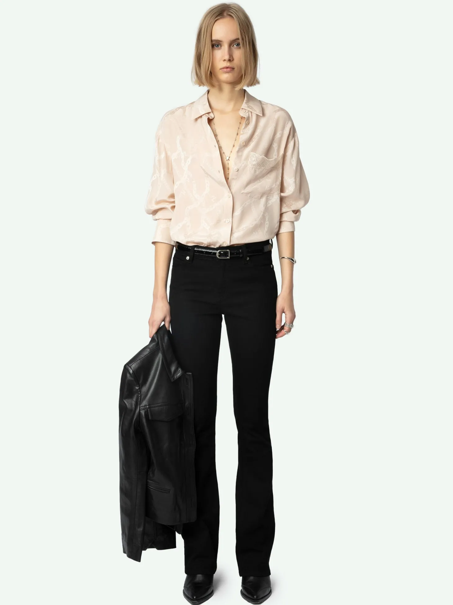Online Zadig & Voltaire Morning Silk ShirtNEW Sweet