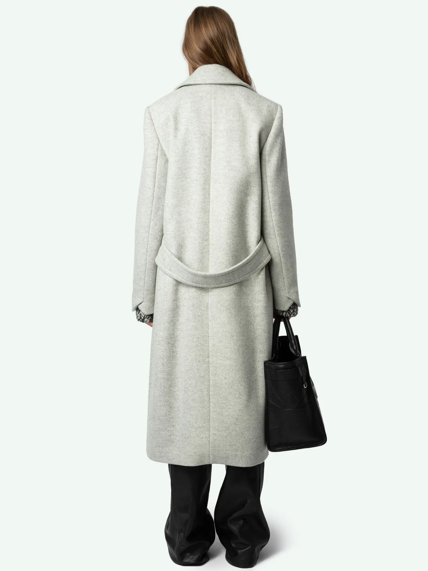 Cheap Zadig & Voltaire Mulan CoatNEW Grey