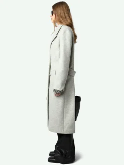 Cheap Zadig & Voltaire Mulan CoatNEW Grey