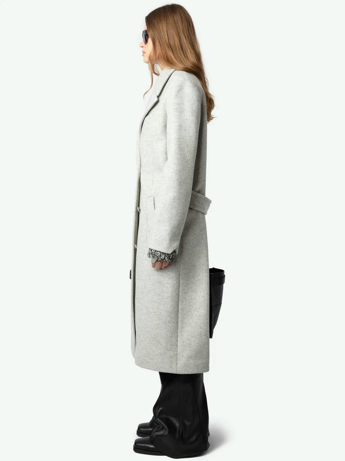 Cheap Zadig & Voltaire Mulan CoatNEW Grey