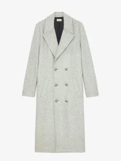 Cheap Zadig & Voltaire Mulan CoatNEW Grey