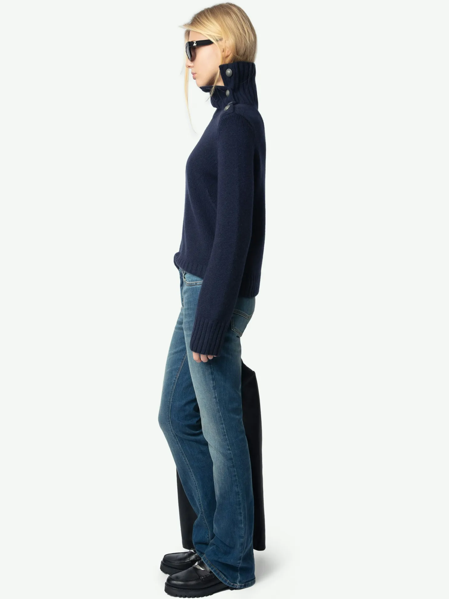 Discount Zadig & Voltaire Nalma Cashmere SweaterNEW Encre