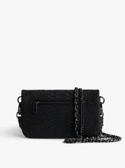 Online Zadig & Voltaire Nano Soft Savage Rock ClutchICONIC Black