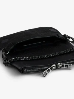 Online Zadig & Voltaire Nano Soft Savage Rock ClutchICONIC Black