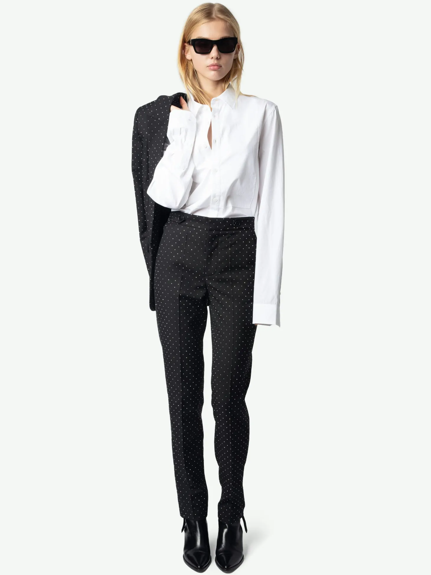 Fashion Zadig & Voltaire Panny PantsNEW Black