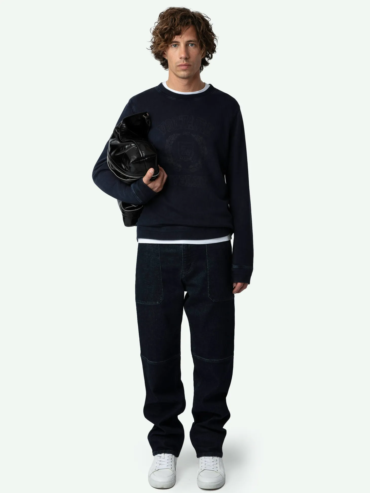 Shop Zadig & Voltaire Pio Jeans Brut