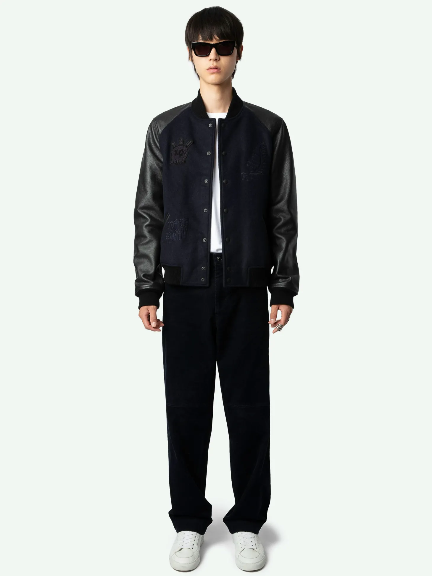 Store Zadig & Voltaire Pio Velvet PantsNEW Encre