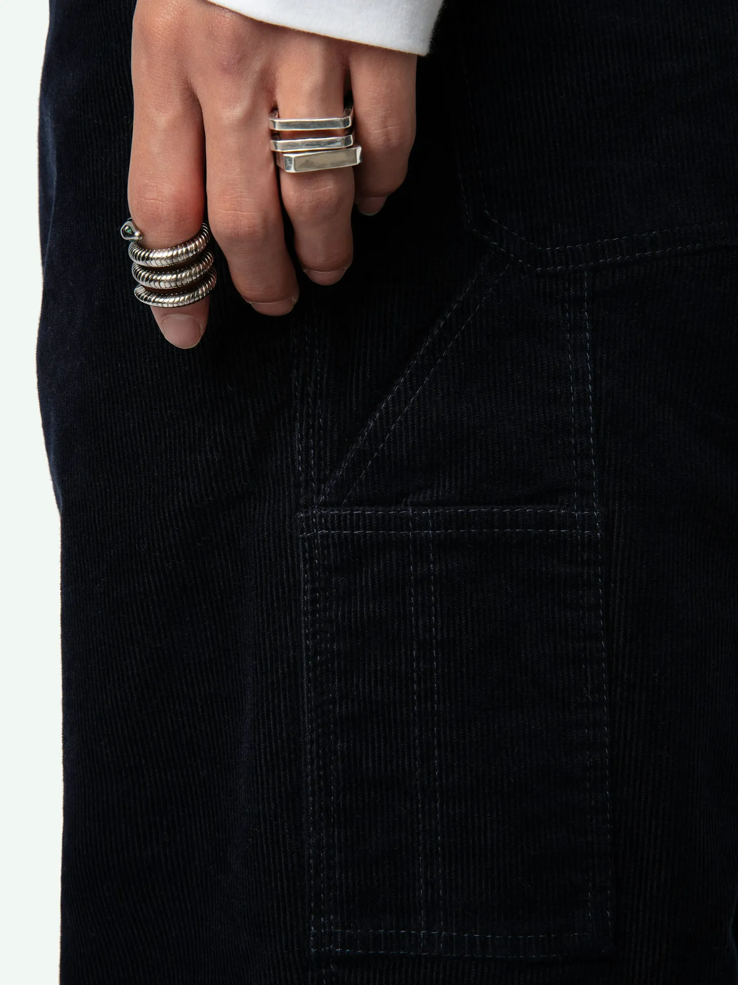Store Zadig & Voltaire Pio Velvet PantsNEW Encre