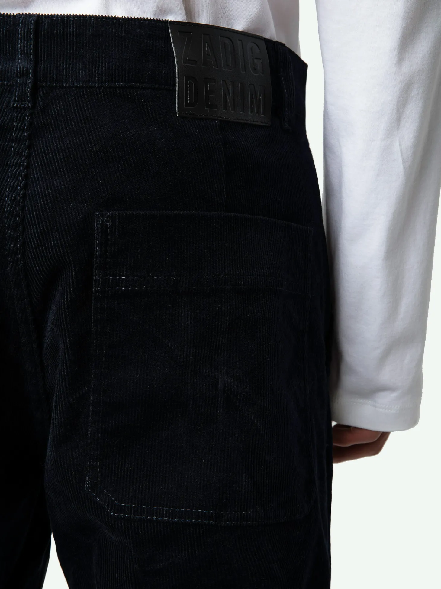 Store Zadig & Voltaire Pio Velvet PantsNEW Encre