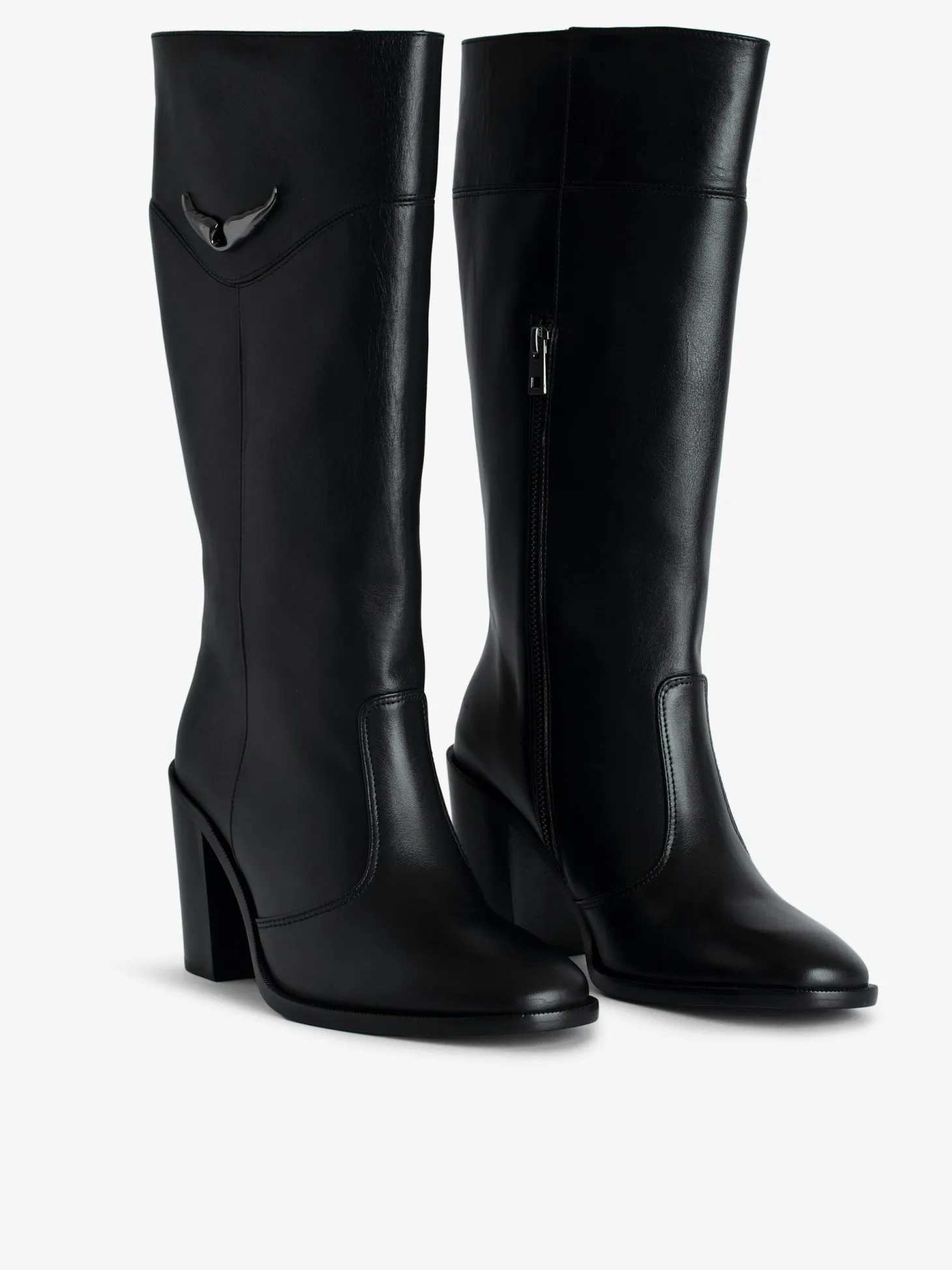 New Zadig & Voltaire Preiser Tall Boots Black