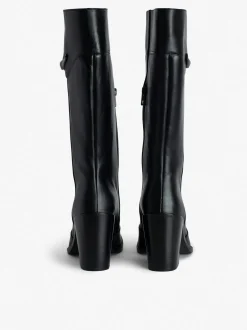 New Zadig & Voltaire Preiser Tall Boots Black