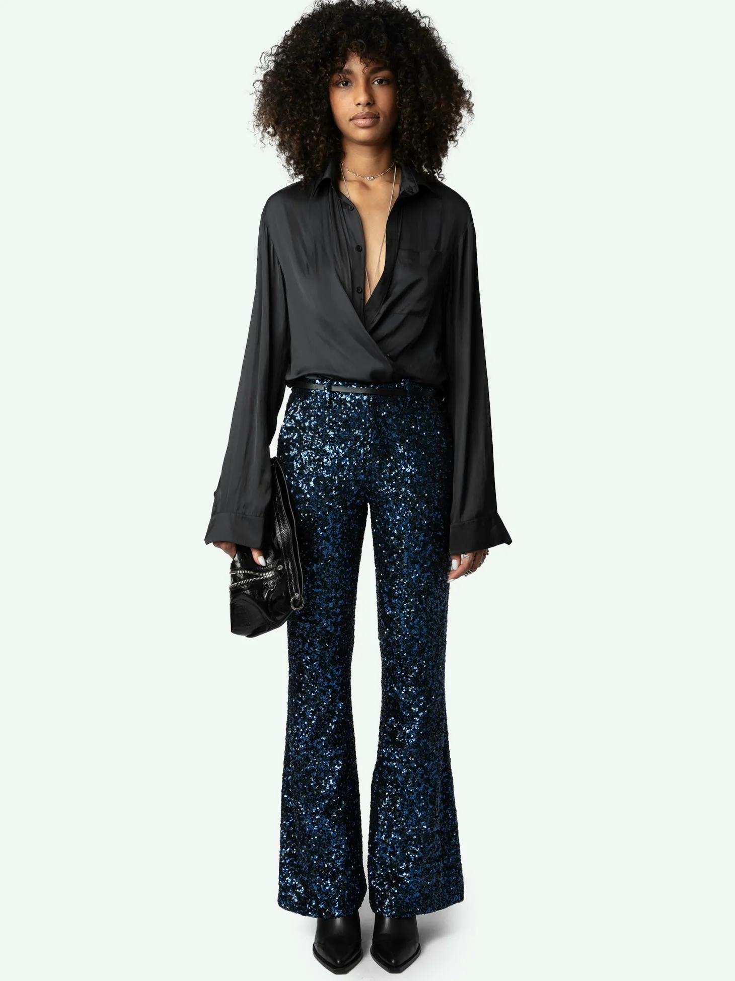 Flash Sale Zadig & Voltaire Prevy Sequin Pants Encre