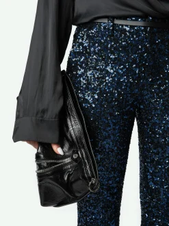 Flash Sale Zadig & Voltaire Prevy Sequin Pants Encre