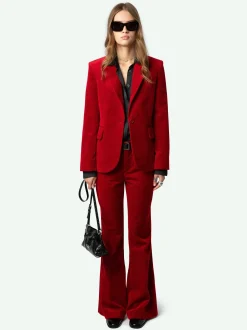 Flash Sale Zadig & Voltaire Prevy PantsNEW Velvet