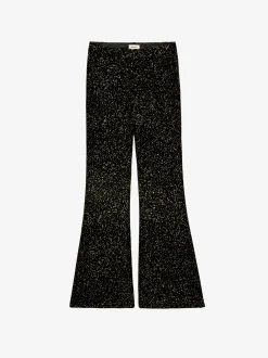 Best Sale Zadig & Voltaire Prevy Velvet PantsNEW Black