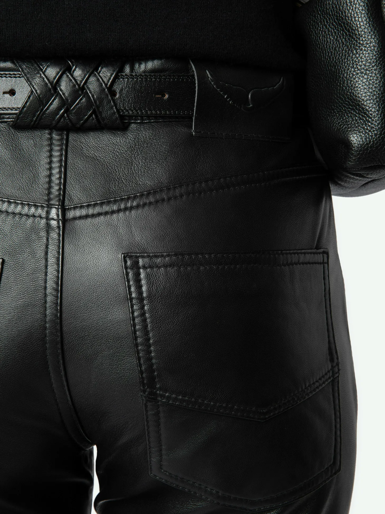 Best Zadig & Voltaire Push Leather Pants Black