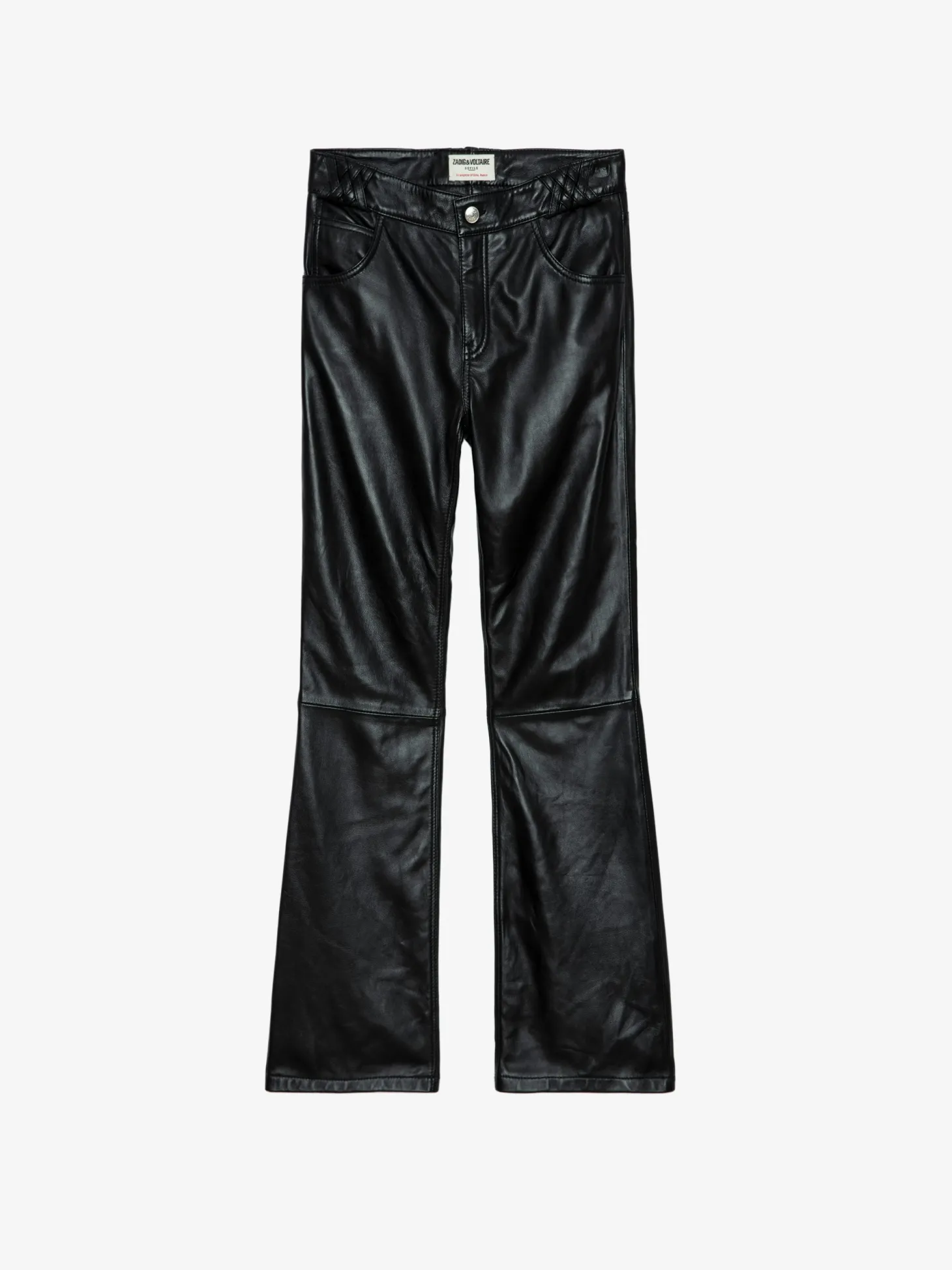 Best Zadig & Voltaire Push Leather Pants Black