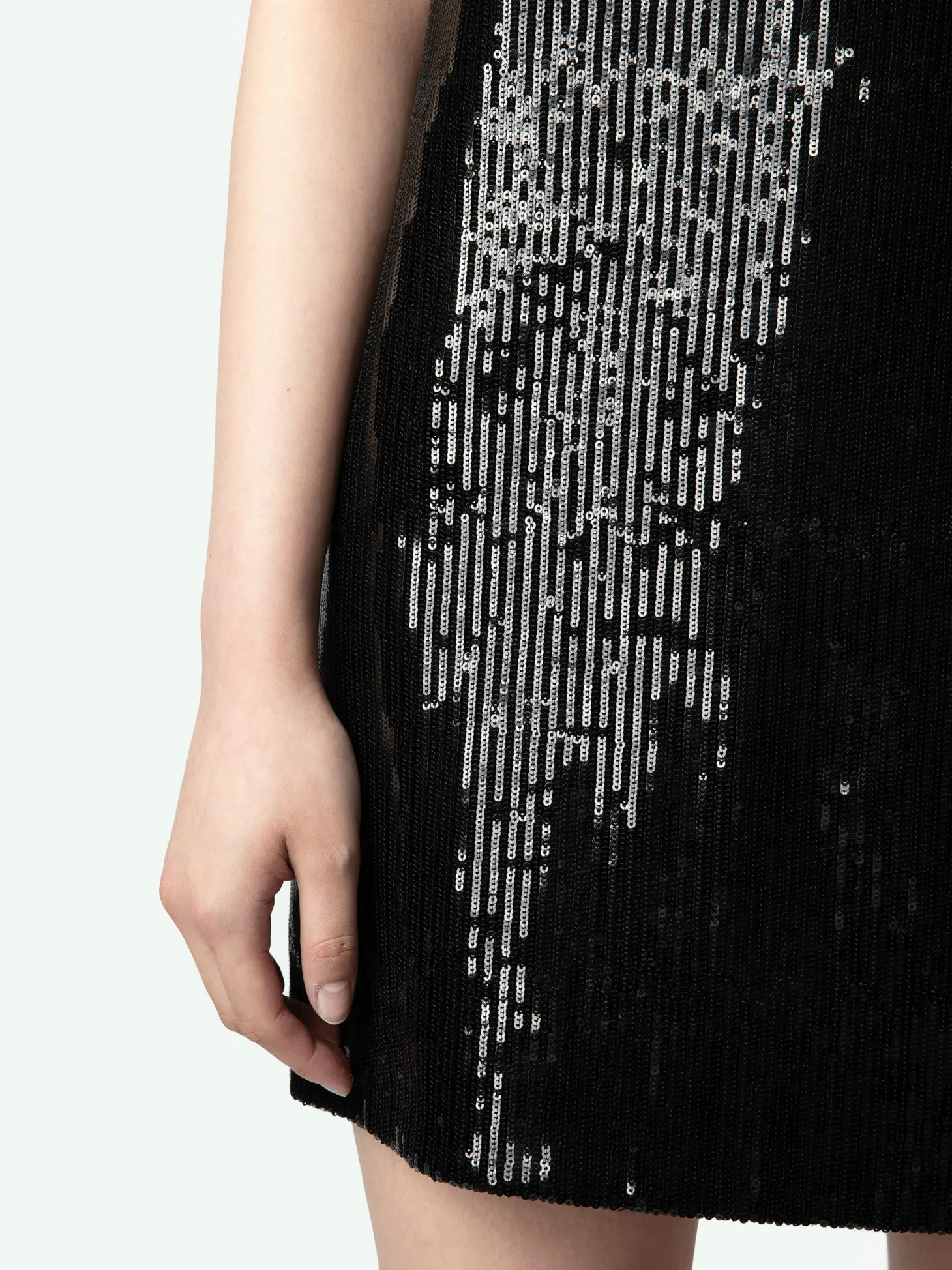 New Zadig & Voltaire Rashu Sequin DressNEW Black