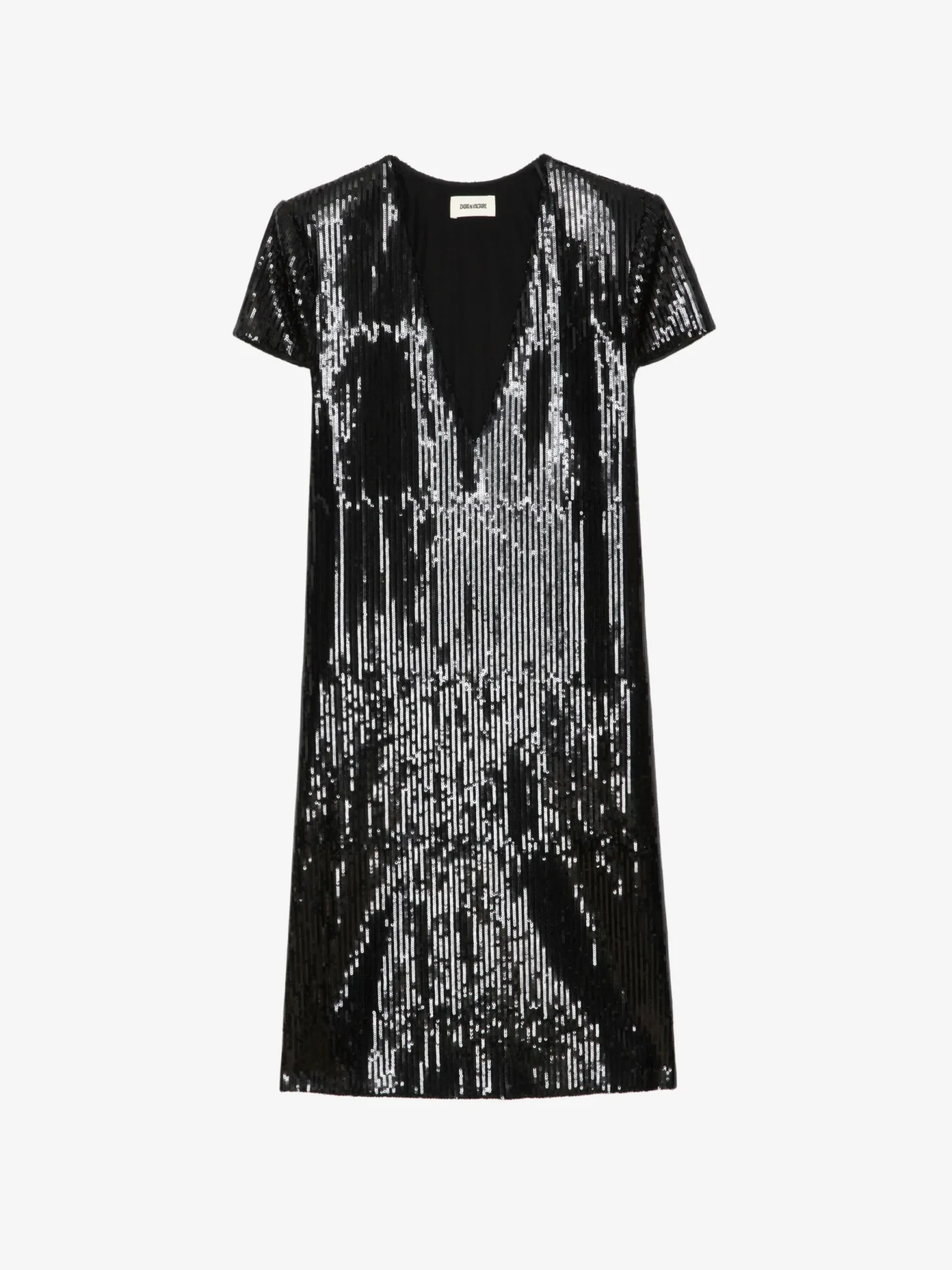 New Zadig & Voltaire Rashu Sequin DressNEW Black