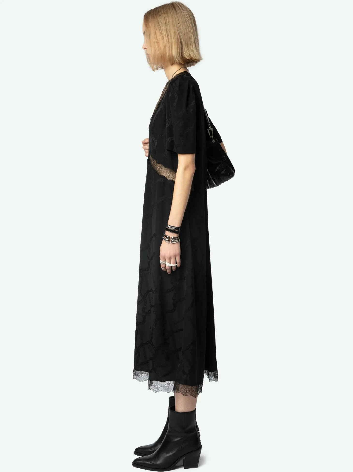 Flash Sale Zadig & Voltaire Redox Silk DressNEW Black