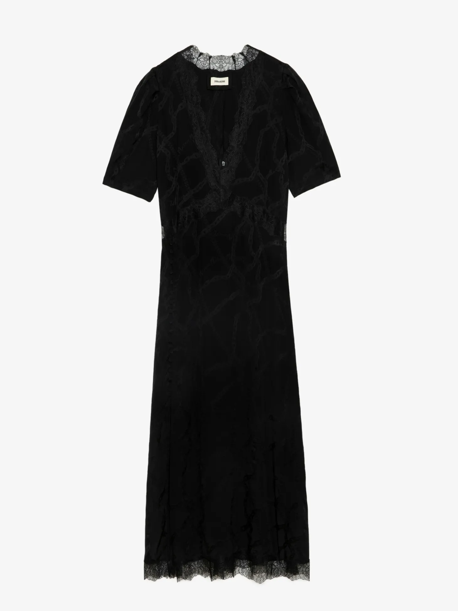 Flash Sale Zadig & Voltaire Redox Silk DressNEW Black