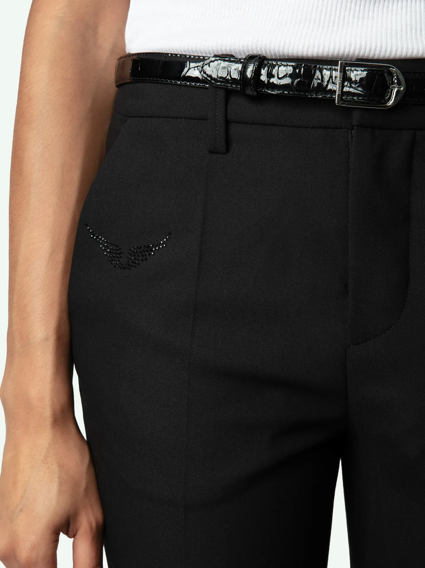 Online Zadig & Voltaire Rise Belt Black