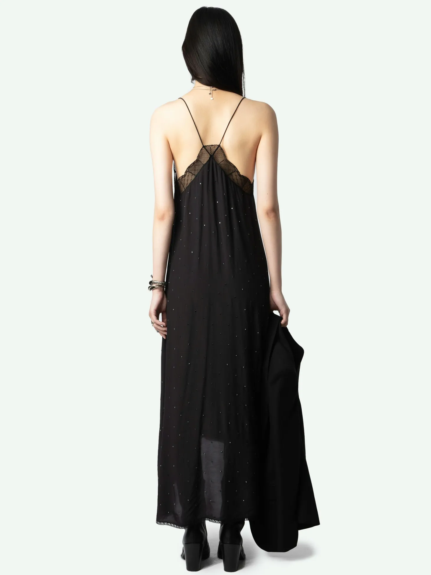 New Zadig & Voltaire Risty Diamanté DressNEW Stone