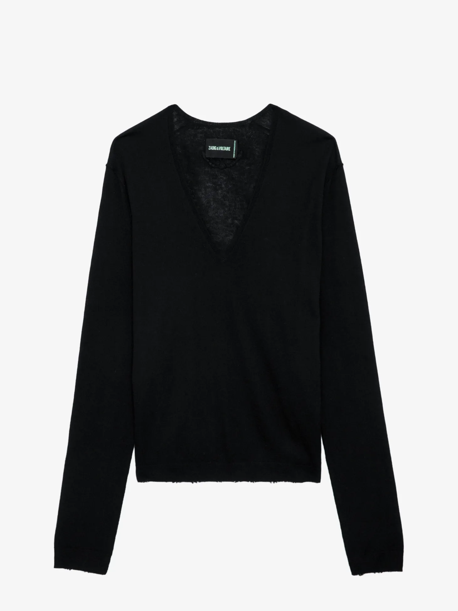 Best Sale Zadig & Voltaire Rivy Cashmere Sweater Black