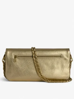 Sale Zadig & Voltaire Rock Clutch Gold