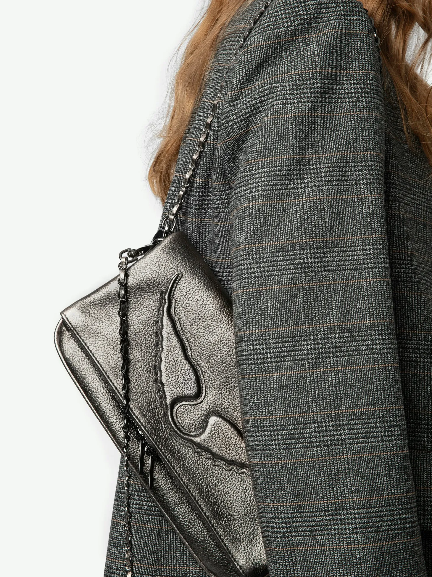 Cheap Zadig & Voltaire Rock ClutchNEW Gun