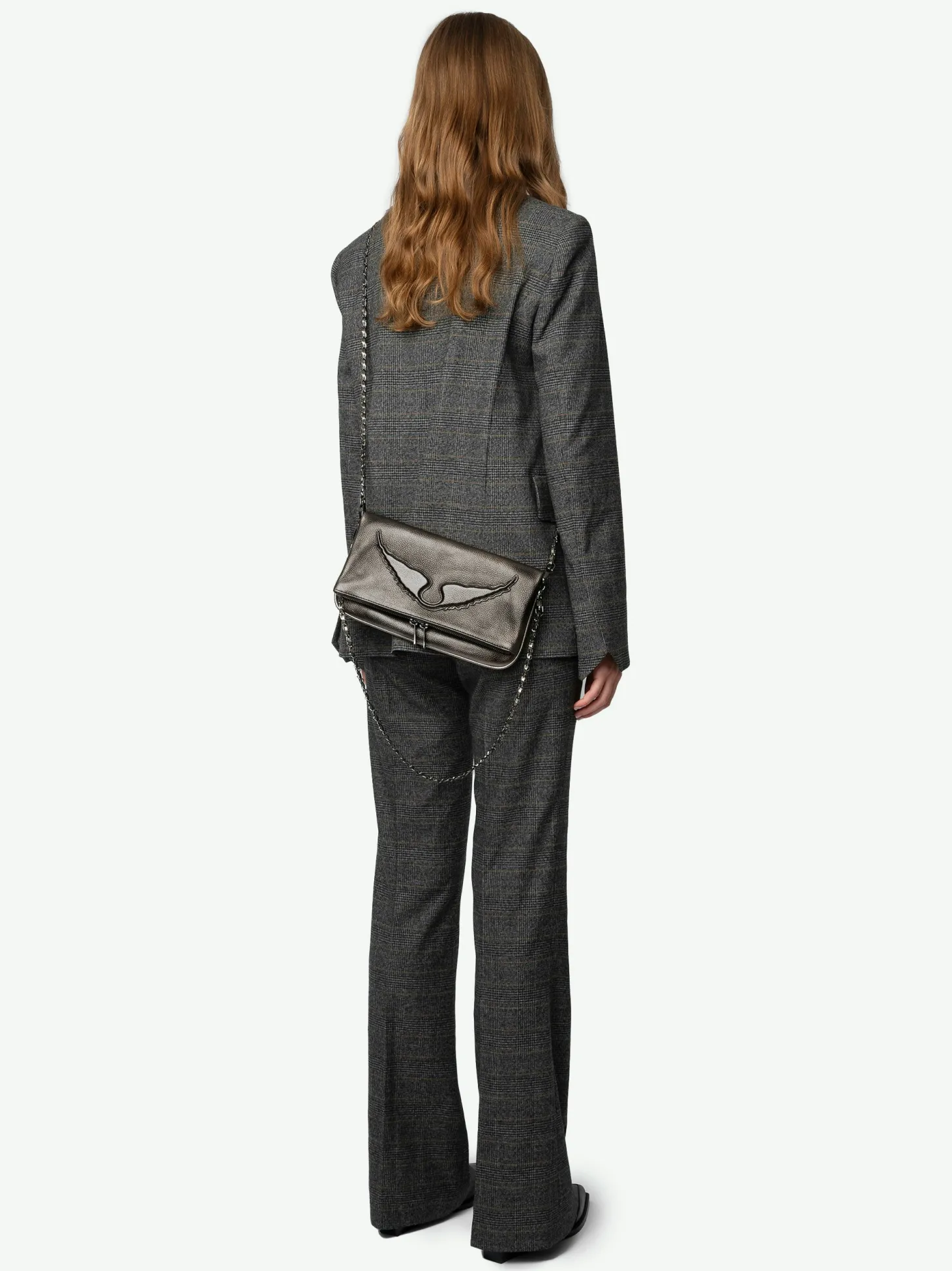 Cheap Zadig & Voltaire Rock ClutchNEW Gun