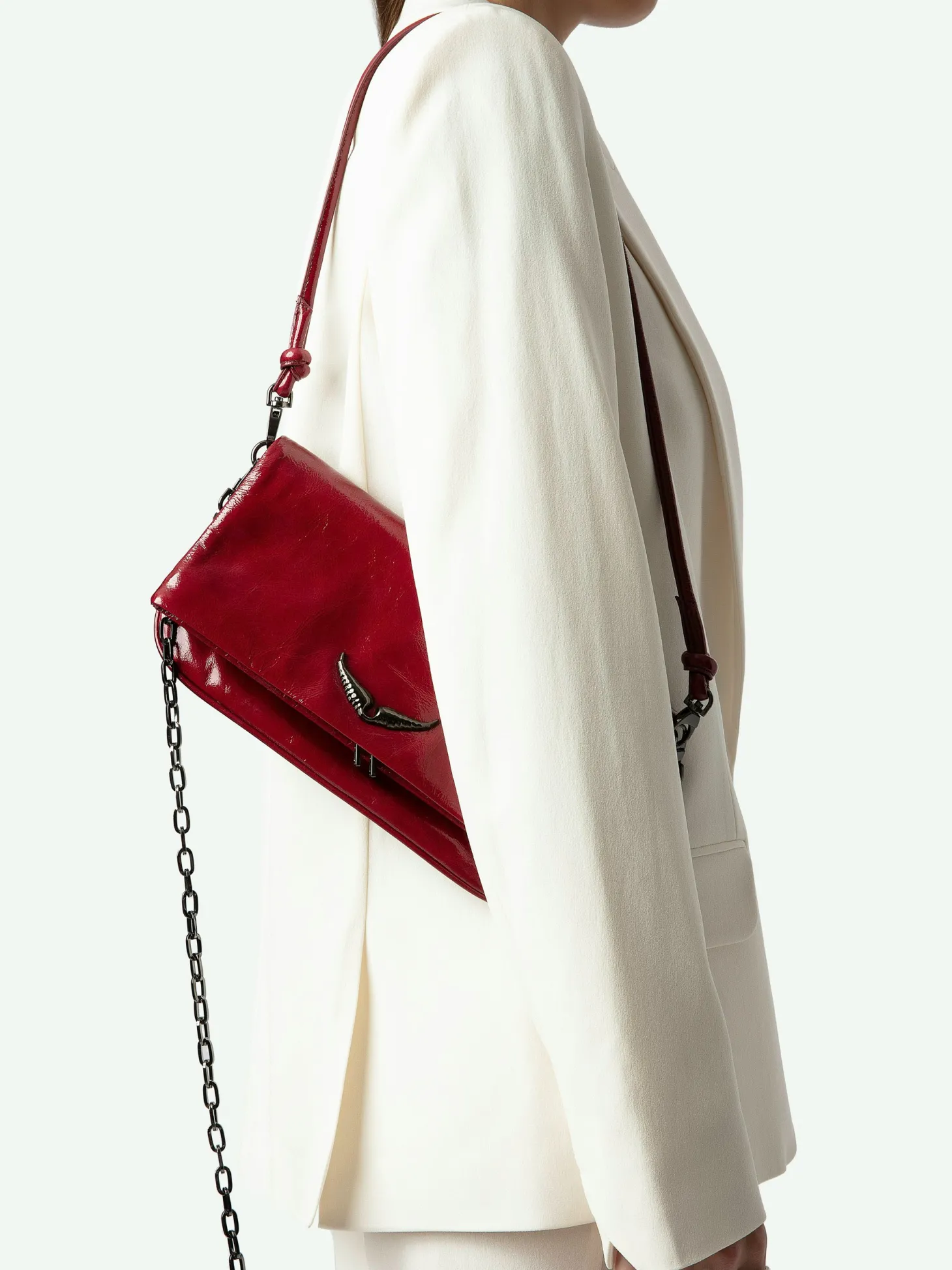 Fashion Zadig & Voltaire Rock Eternal ClutchNEW Furious