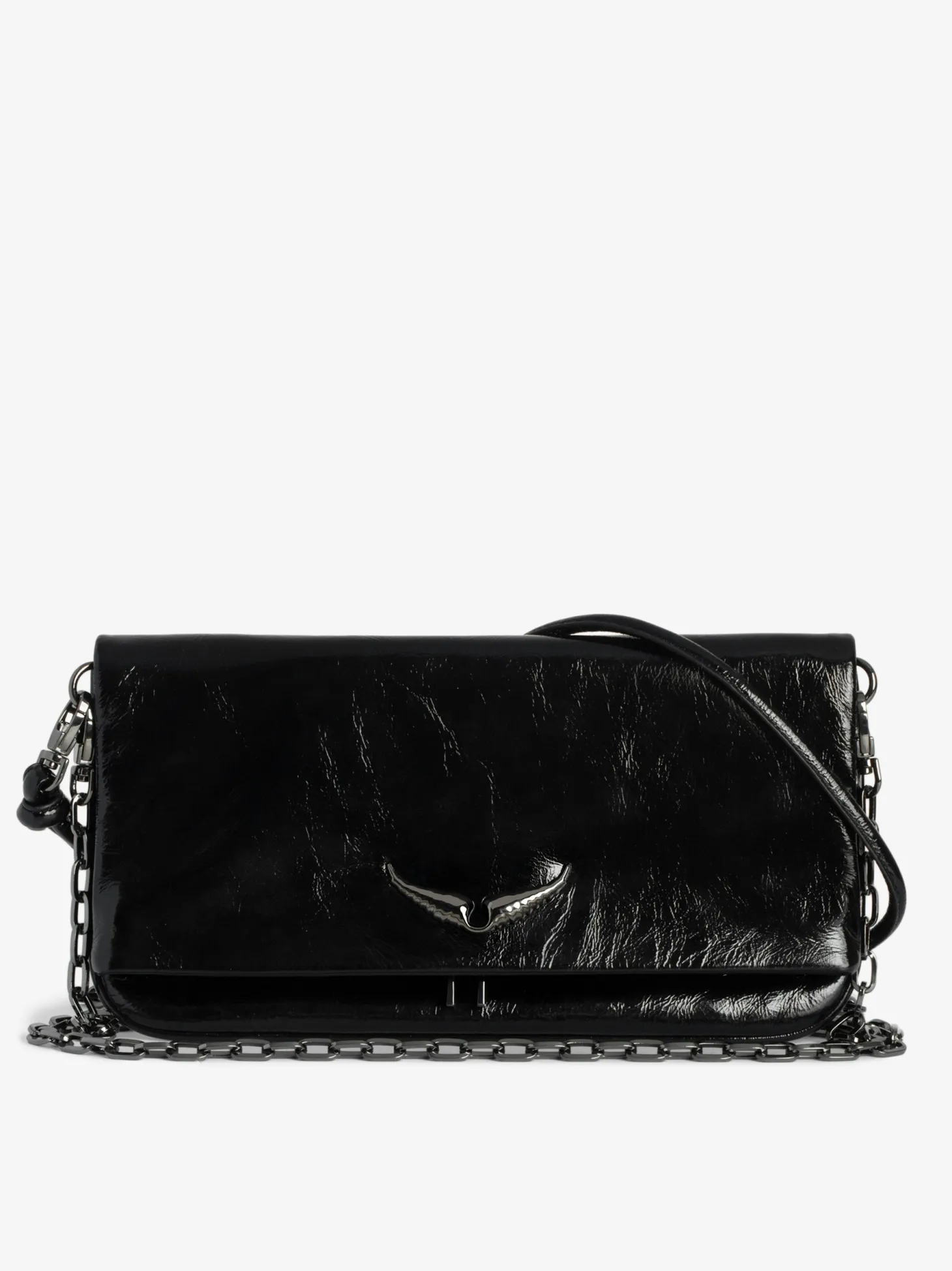 Hot Zadig & Voltaire Rock Eternal ClutchNEW Black