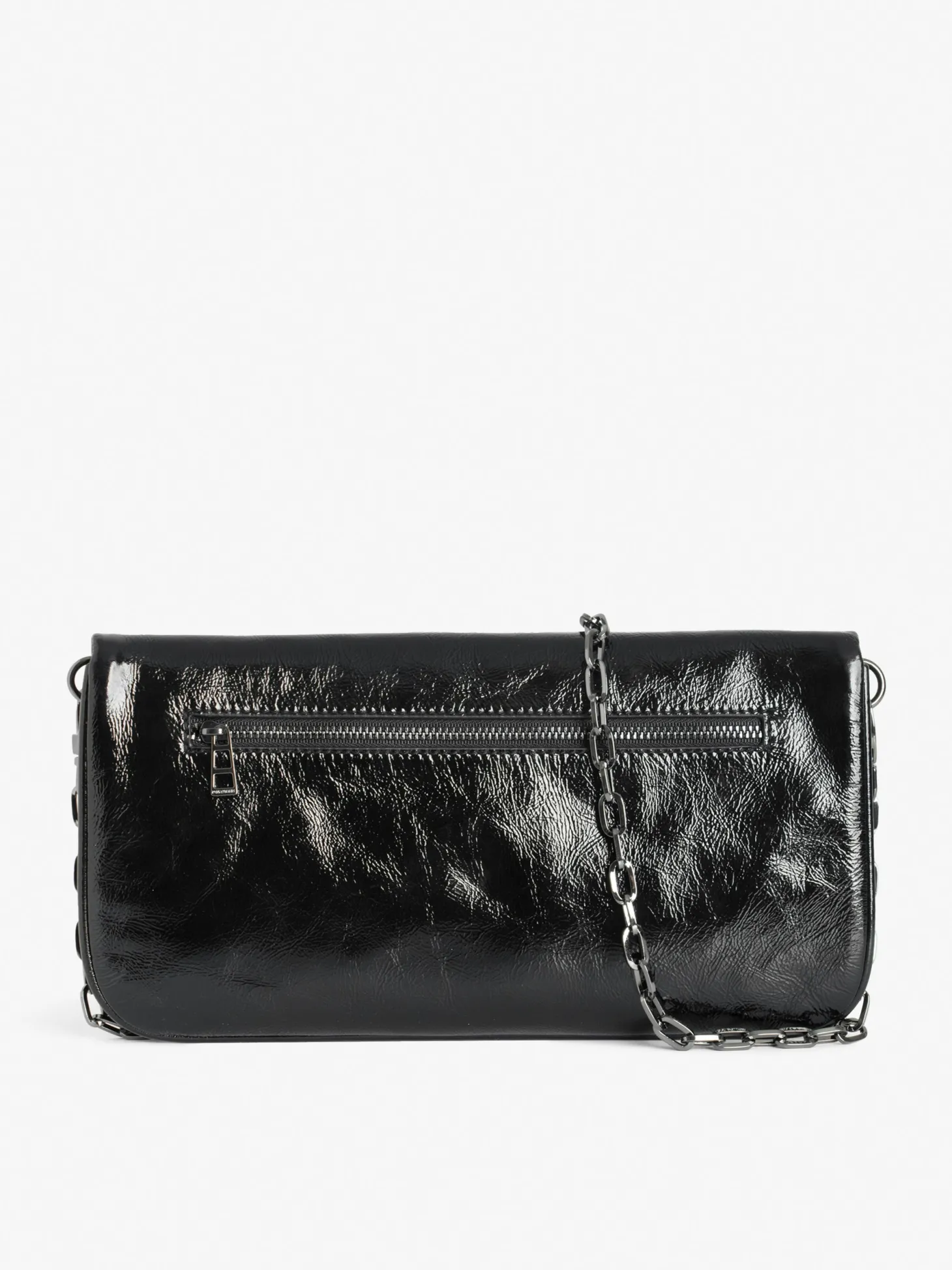 Hot Zadig & Voltaire Rock Eternal ClutchNEW Black