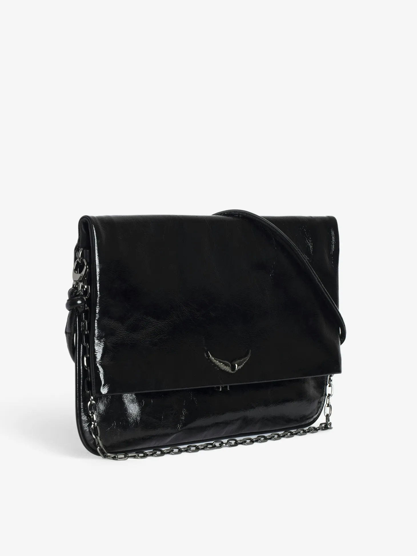 Cheap Zadig & Voltaire Rock Eternal XL ClutchNEW Black