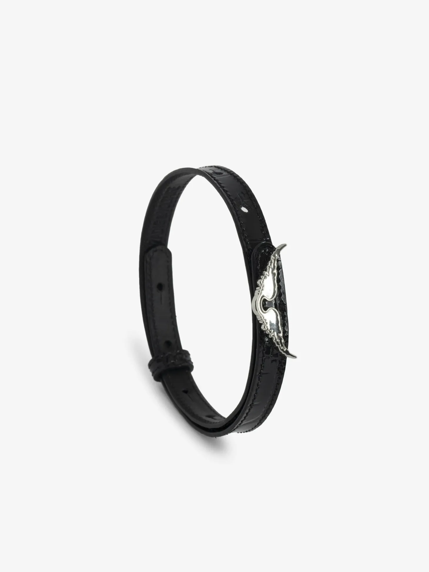 Store Zadig & Voltaire Rock Leather BraceletNEW Black