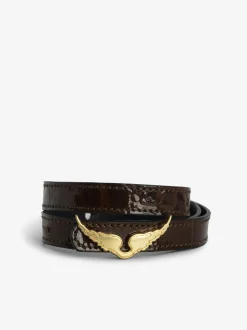 Clearance Zadig & Voltaire Rock Leather BraceletNEW Bonny