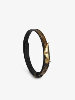 Store Zadig & Voltaire Rock Leather BraceletNEW Heritage
