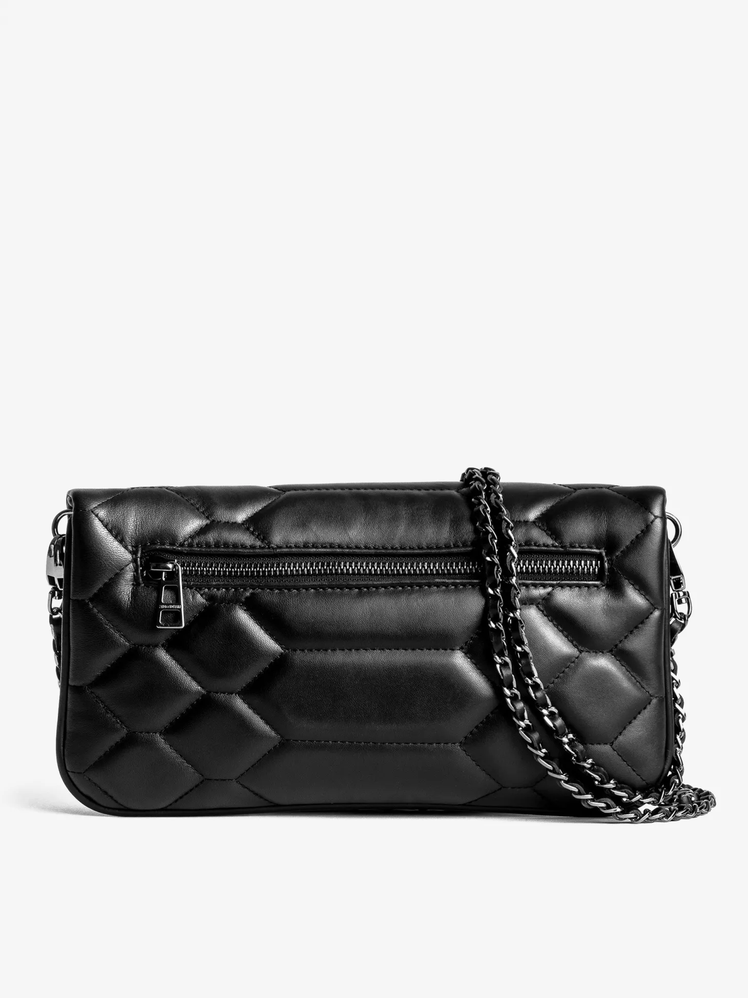 Clearance Zadig & Voltaire Rock Mat XL Scale ClutchICONIC Black