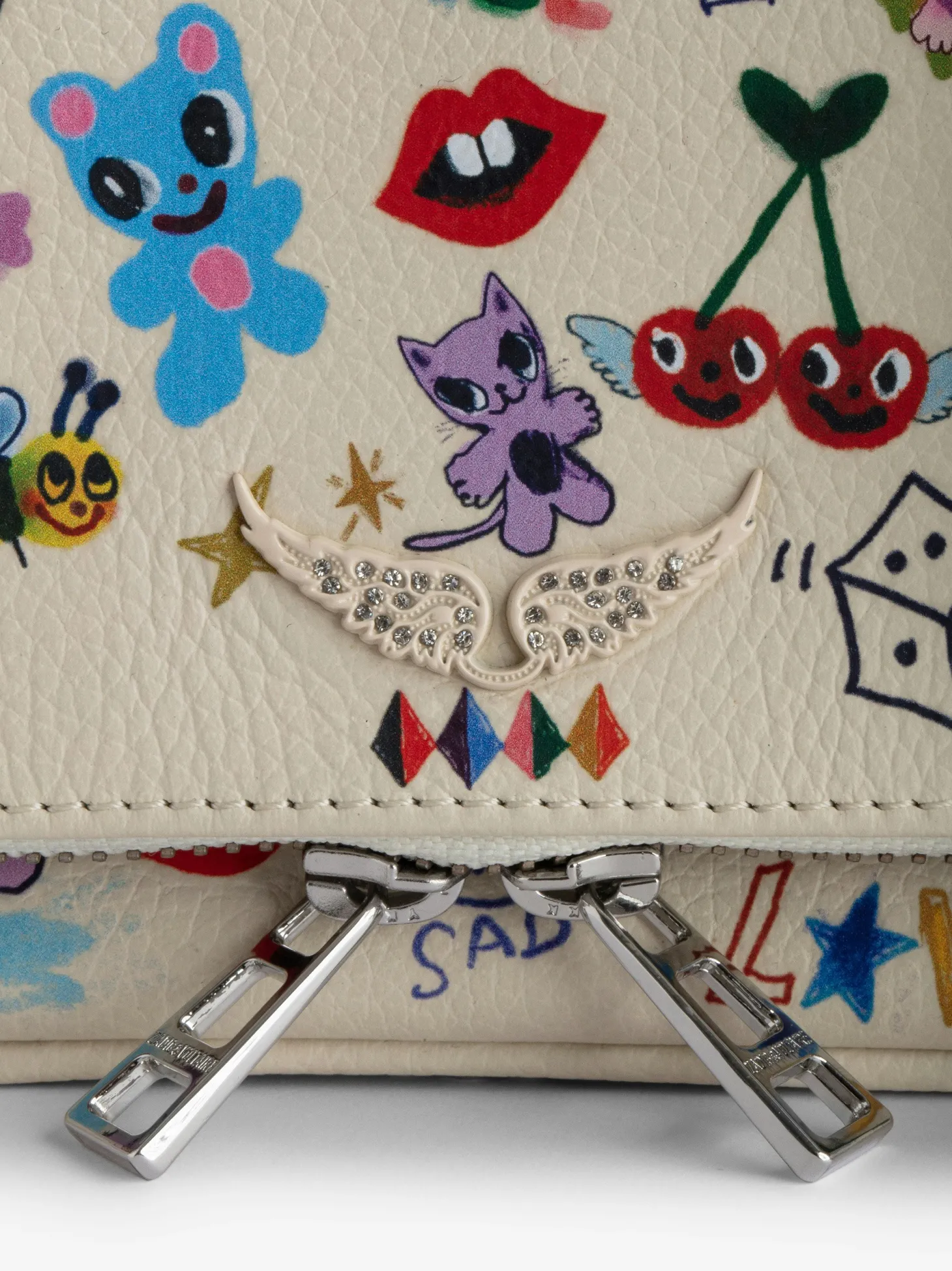 New Zadig & Voltaire Rock Nano Clutch Flash