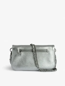 Flash Sale Zadig & Voltaire Rock Nano Clutch Silver