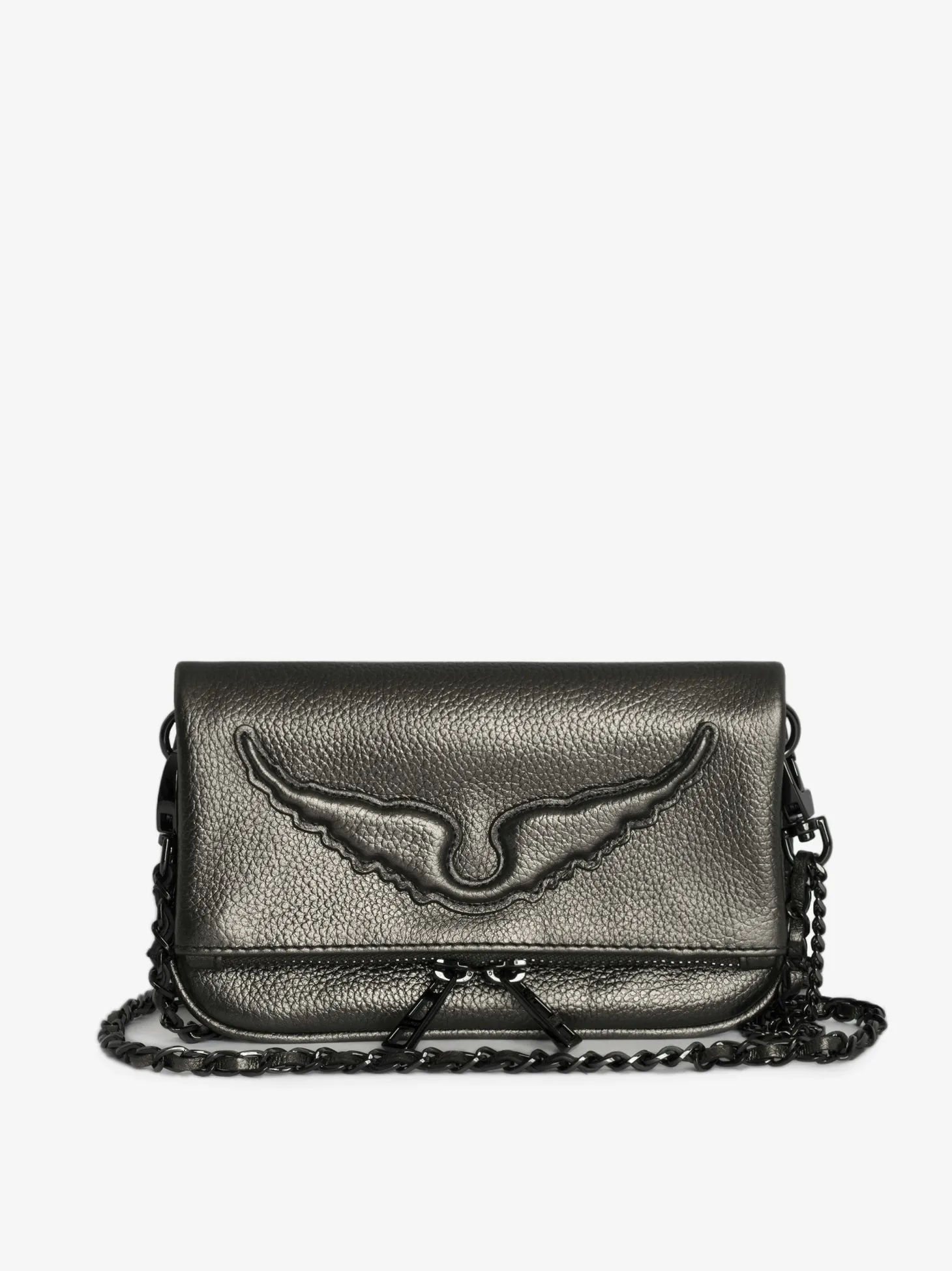 Outlet Zadig & Voltaire Rock Nano ClutchNEW Gun