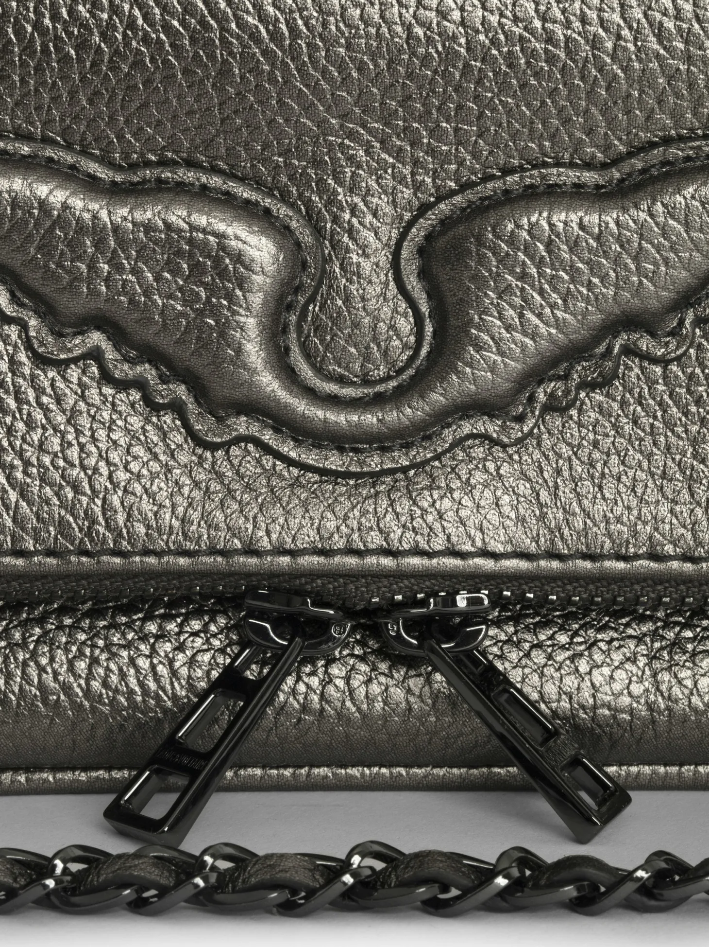 Outlet Zadig & Voltaire Rock Nano ClutchNEW Gun