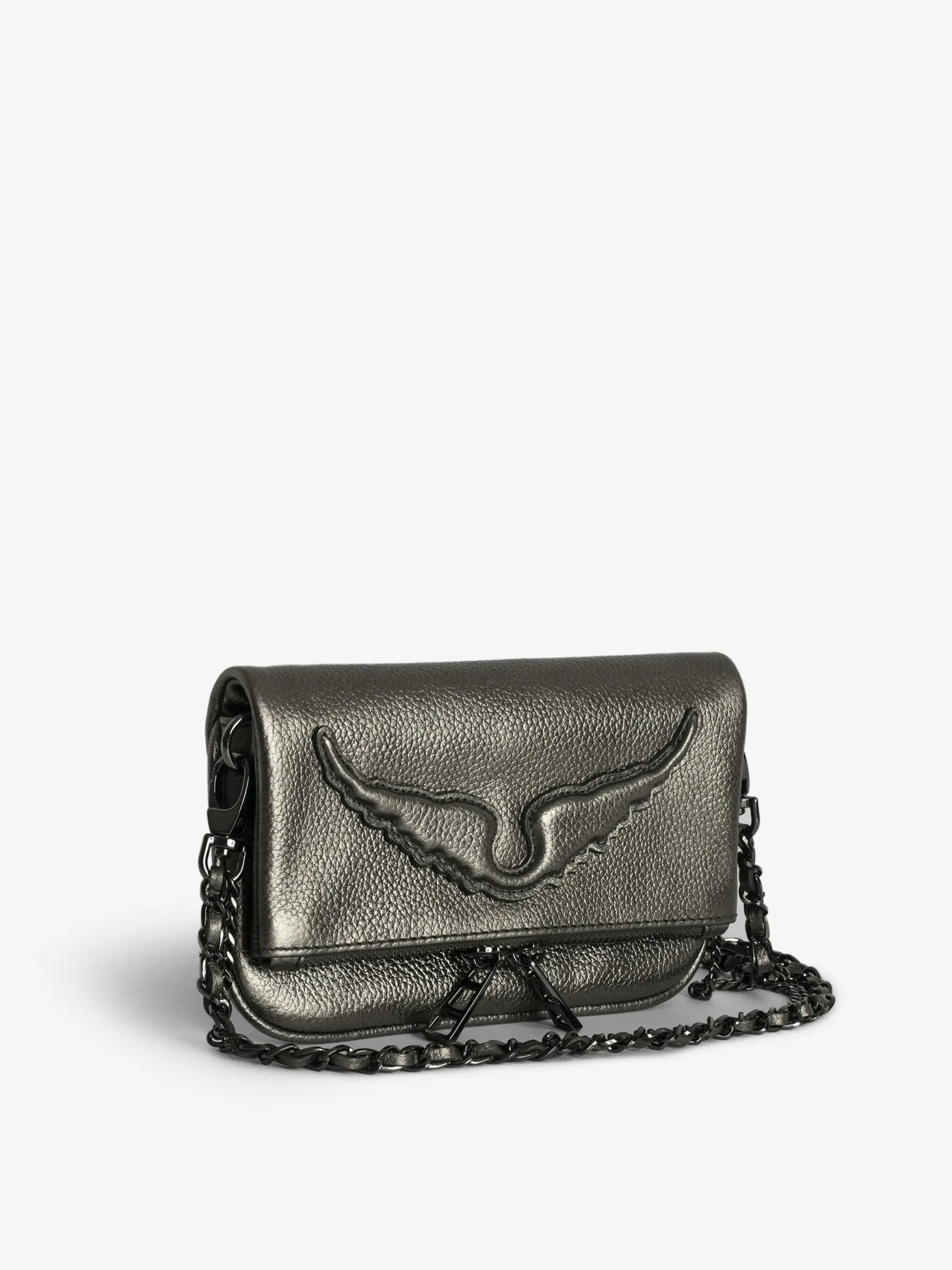 Outlet Zadig & Voltaire Rock Nano ClutchNEW Gun