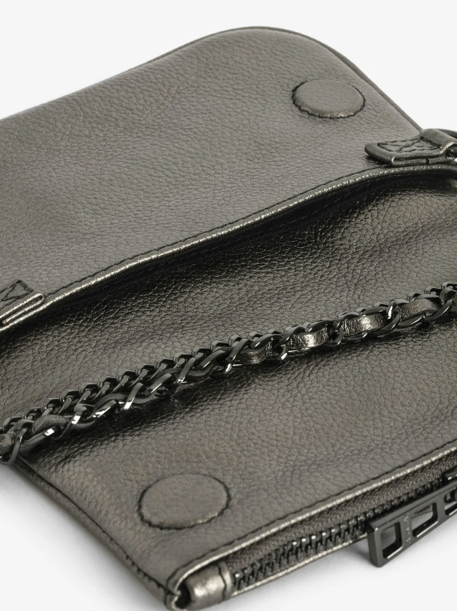 Outlet Zadig & Voltaire Rock Nano ClutchNEW Gun