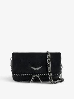 Flash Sale Zadig & Voltaire Rock Nano Studs ClutchICONIC Black