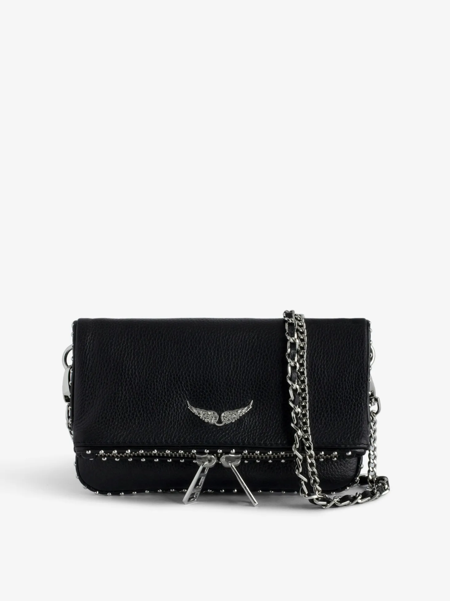 Flash Sale Zadig & Voltaire Rock Nano Studs ClutchICONIC Black