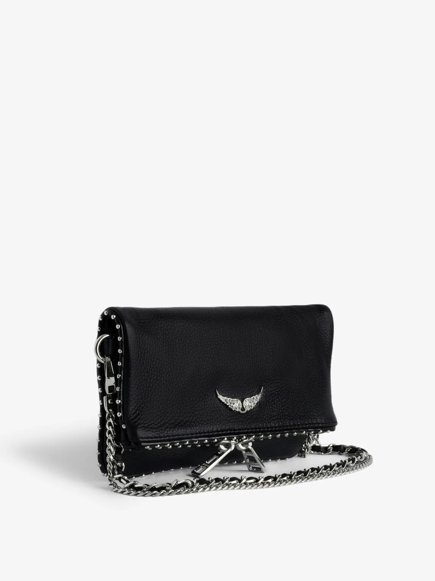 Flash Sale Zadig & Voltaire Rock Nano Studs ClutchICONIC Black