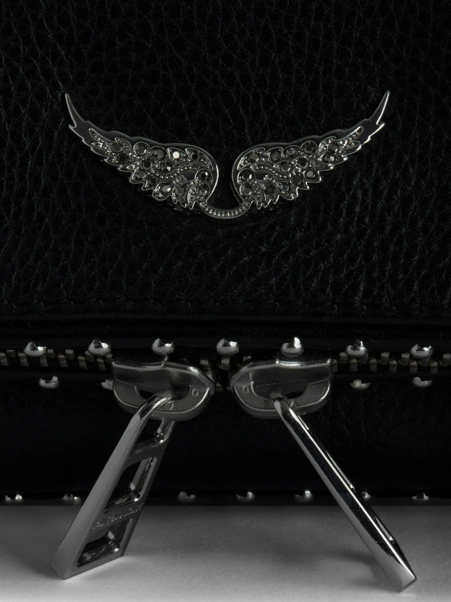 Flash Sale Zadig & Voltaire Rock Nano Studs ClutchICONIC Black